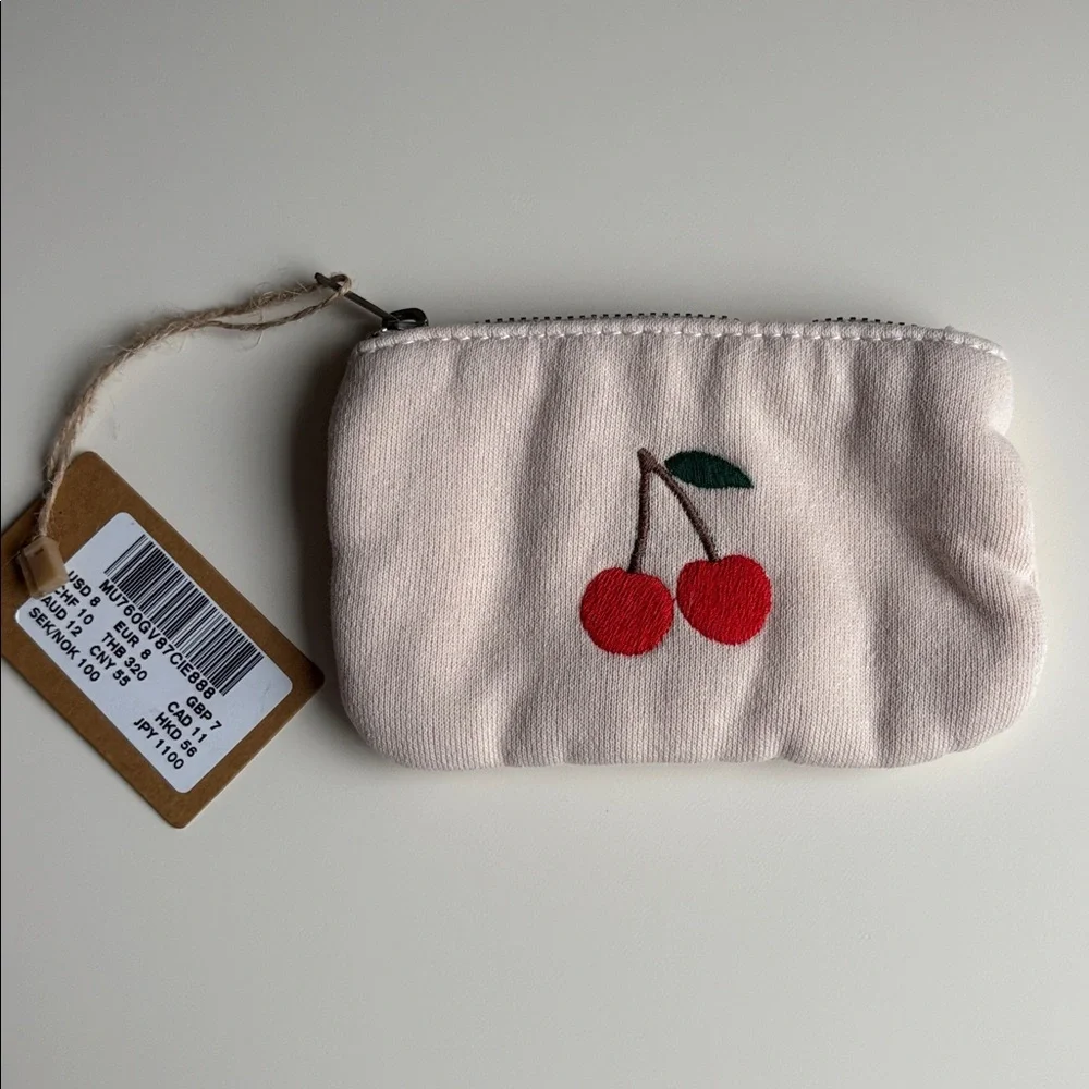 NWT Brandy Melville Cherry Coin Purse